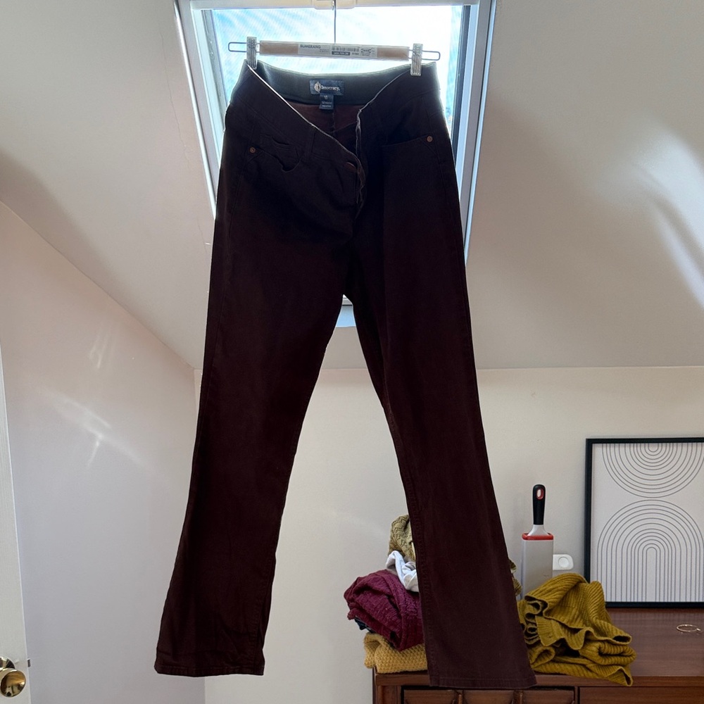 Democracy Rich Brown Trousers